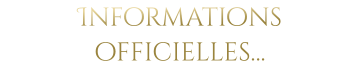 Informations officielles…