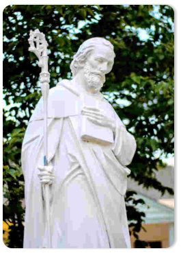 statue de saint benoit