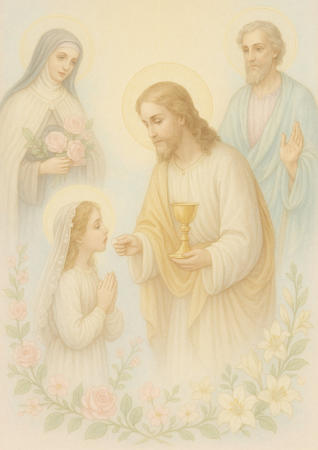Quels Saints prier pour demander la guérison de la sclérose en plaques ? jolie image pieuse